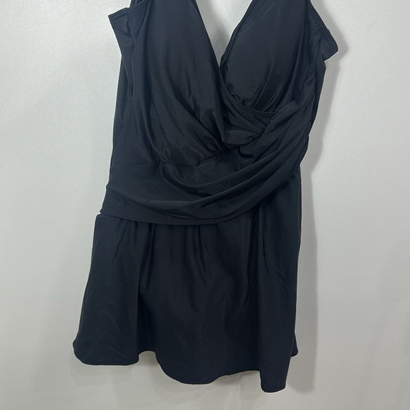 Miracle Suit Black Swim Dress size 14. NWOT. - Picture 3 of 11